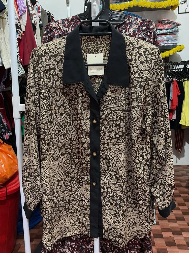 Vintage Floral Print shirt