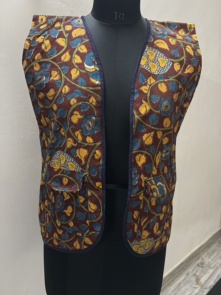 Women's Ethnic Sleeveless Jacket
