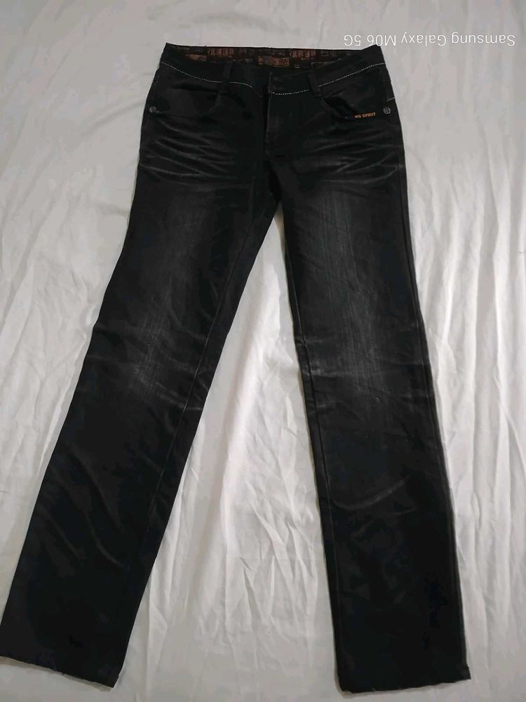 Stylish Black Denim Jeans