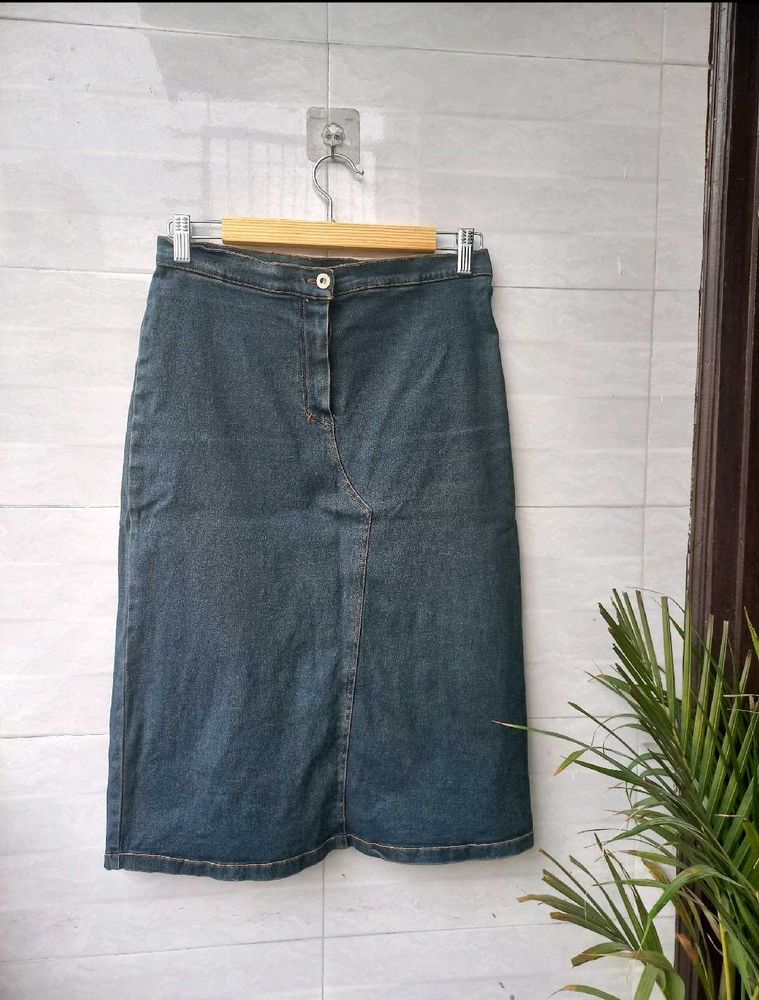 Aesthetic Denim Skirt