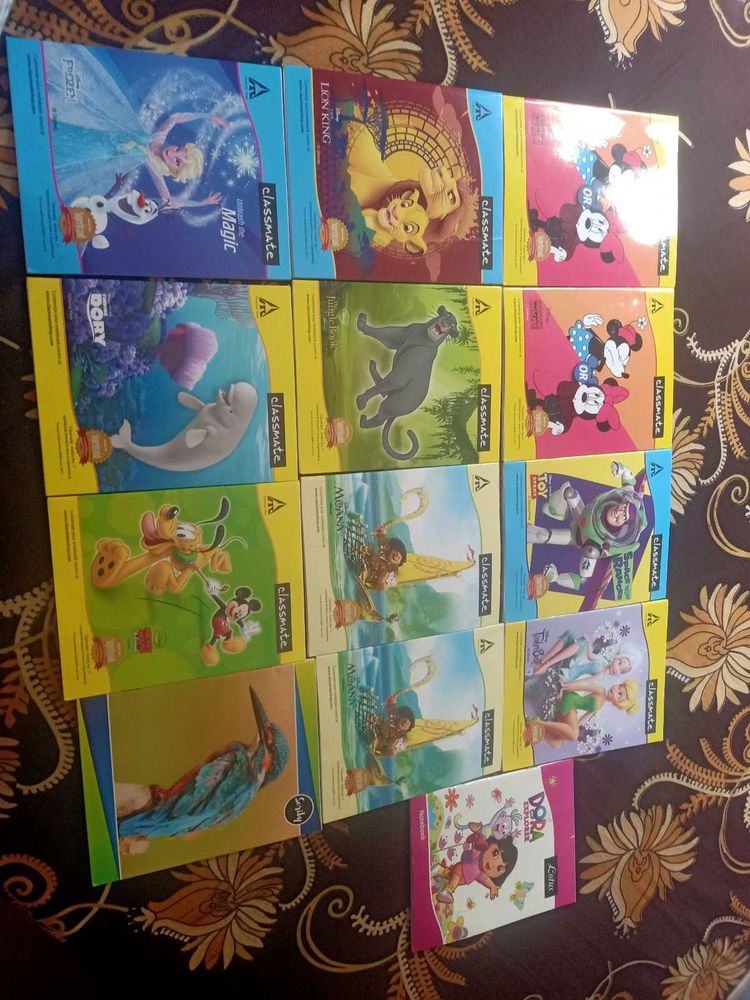 Classmate Notebooks - Assorted Cartoon Prints