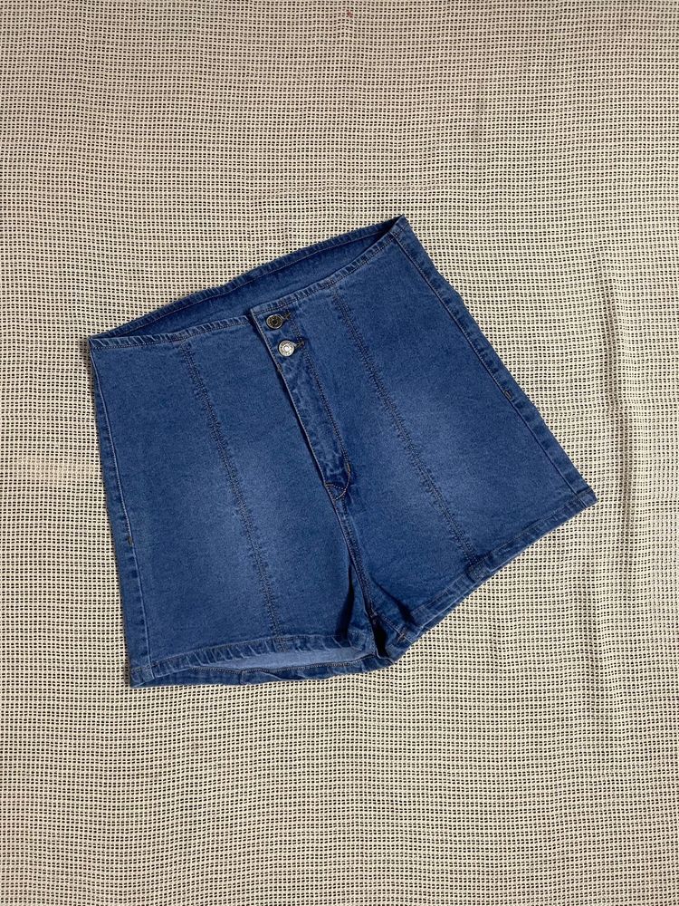 High Waisted Denim Shorts