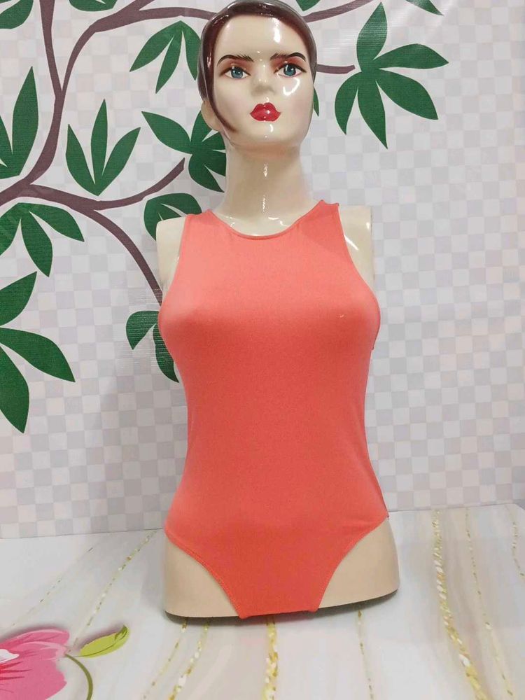 (1300)Primark Coral Racerback Bodysuit