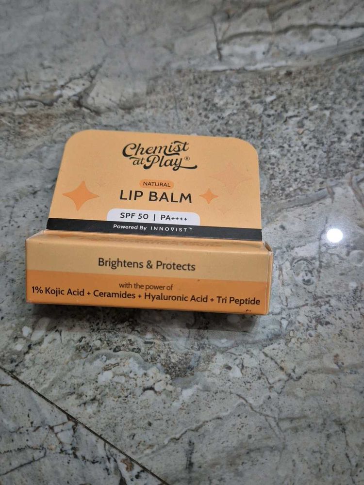 Chemist at Play Natural Lip Balm SPF 50