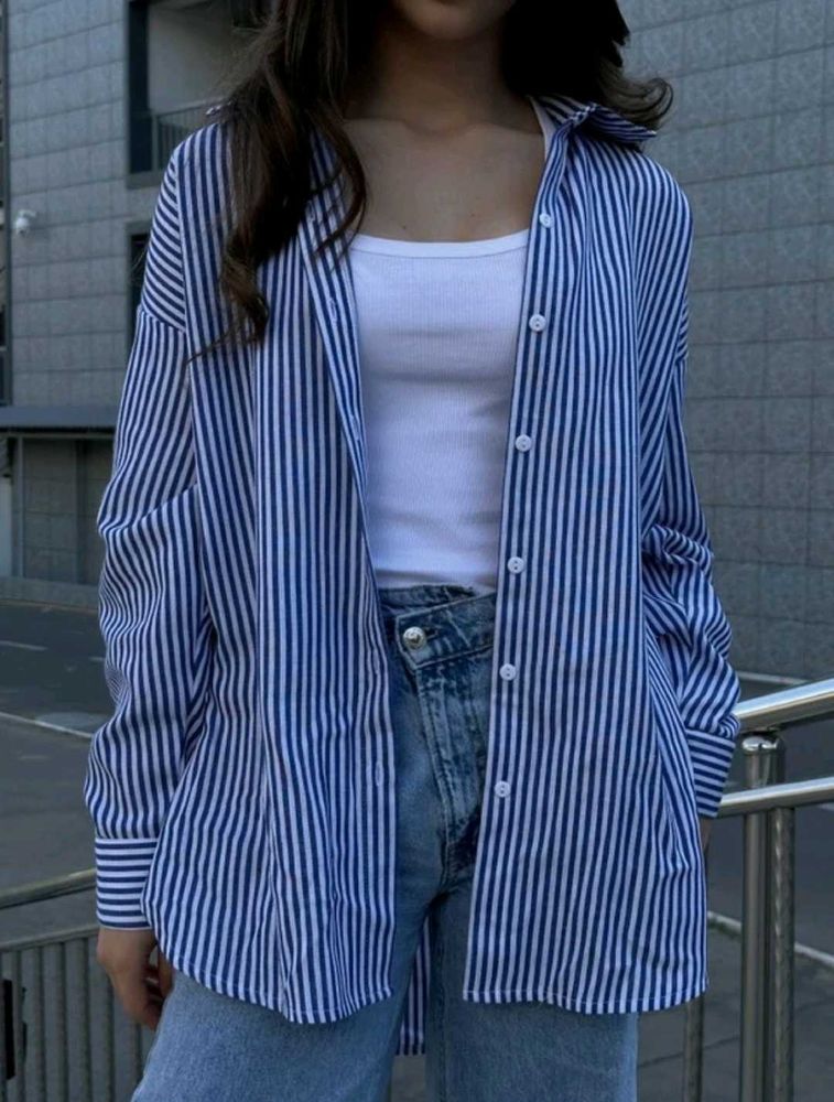 Striped Oversized Shirt