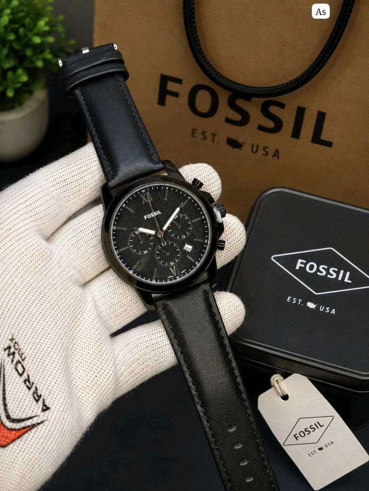 Premium Fossil Men's Watch –All Chronograph Functi
