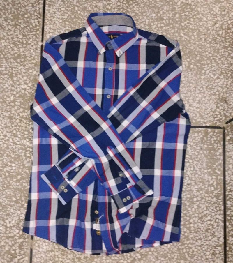 Polo Men's Plaid Button-Up Shirt