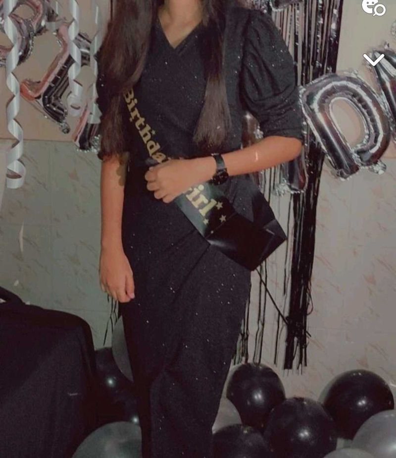 Sparkly Black Party Dress