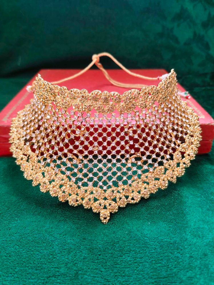 Stunning Gold-Plated Bridal Jewellery set
