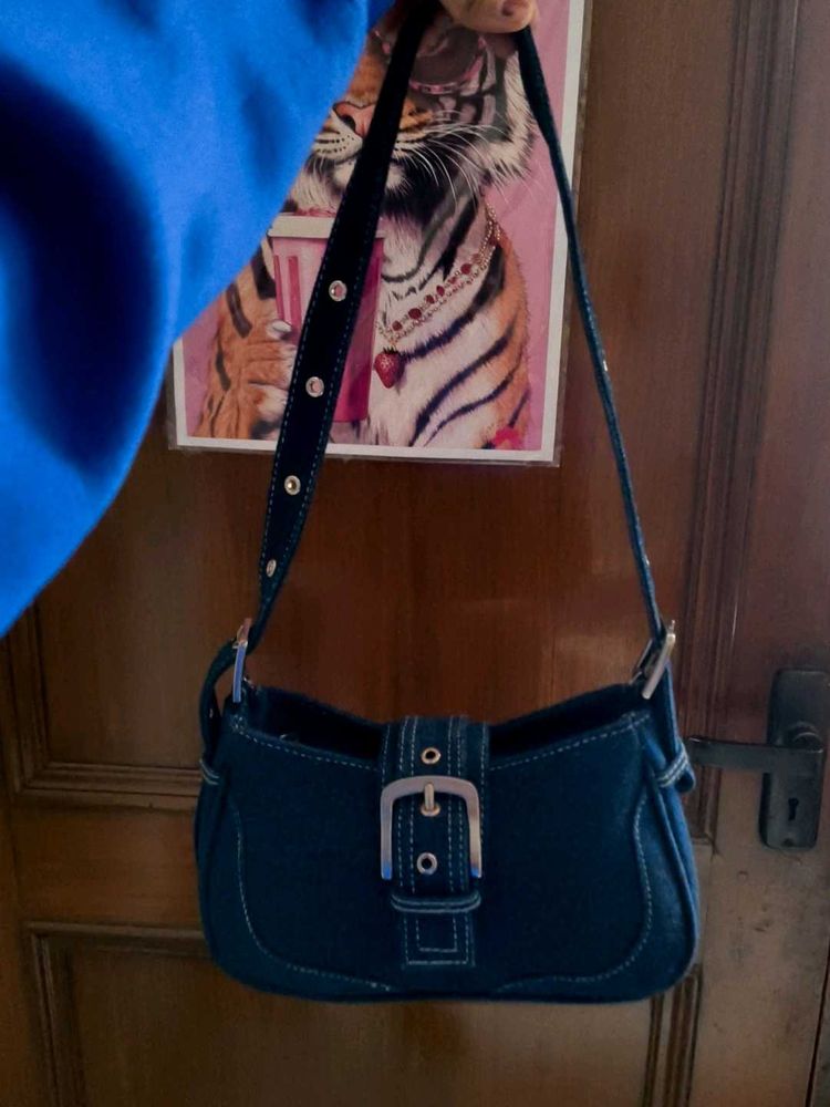 Stylish Denim Hobo Bag