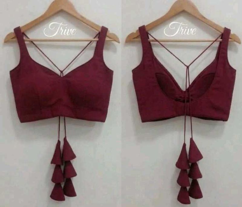 Maroon Designer Blouse