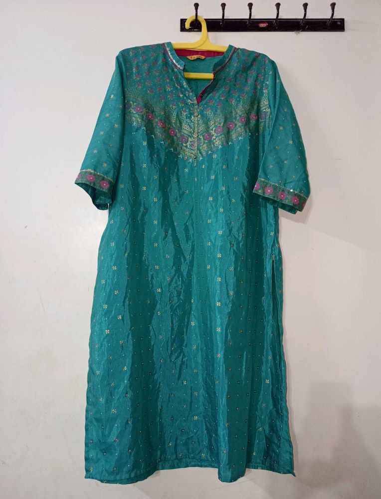 Teal green Kurta 💚
