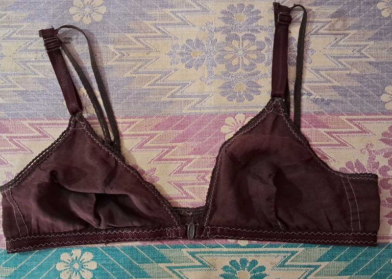 Burgundy Sheer Bralette