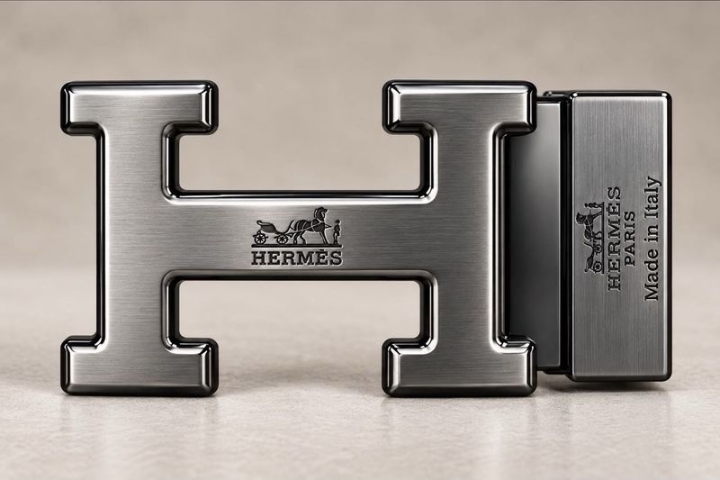 Hermes H Buckle Belt Buckl