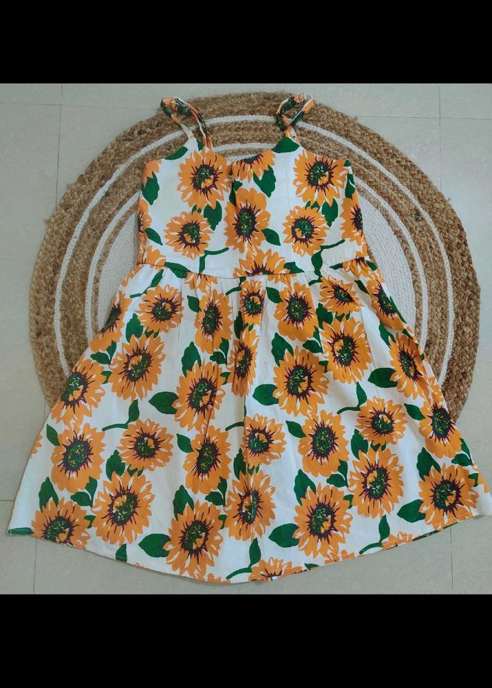 SHEIN Sunflower Print Dress