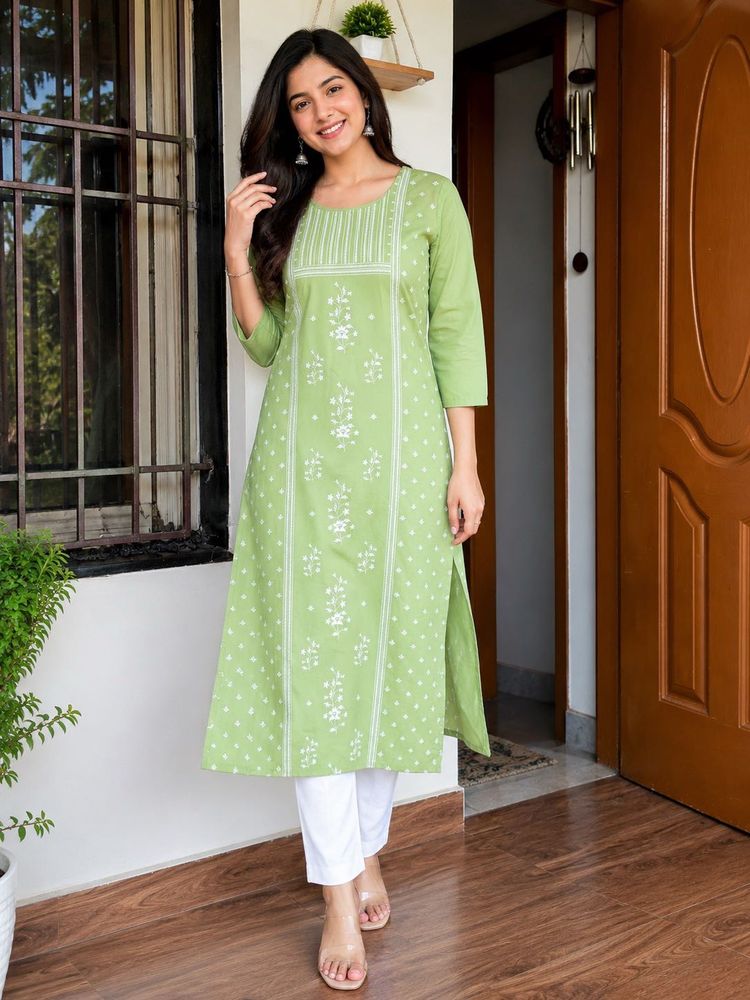 Stylish Green Kurta