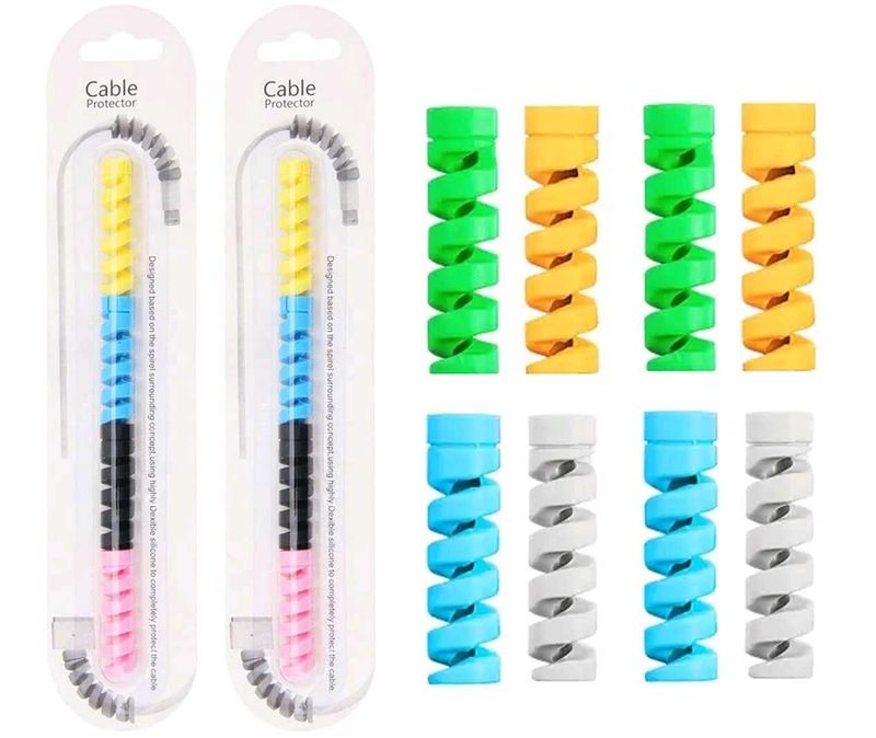 Cable Protectors - 2 Packs &amp; 8 Spiral Wraps