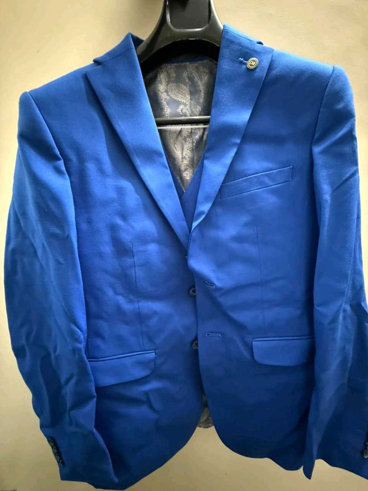 Men's Royal Blue Suit Jacket
