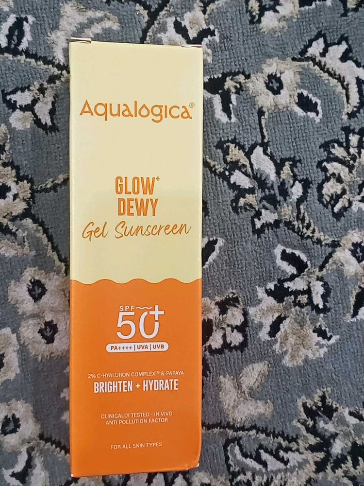 Aqualogica Glow Dewy Gel Sunscreen SPF 50