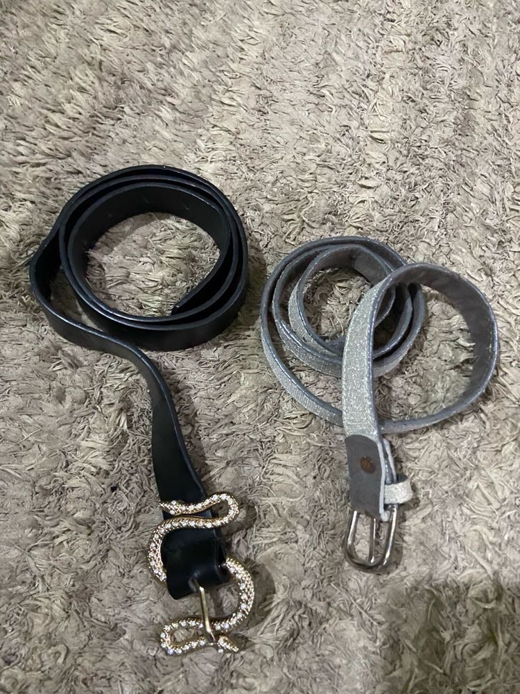 Shein Belts - Snake &amp; Glitter