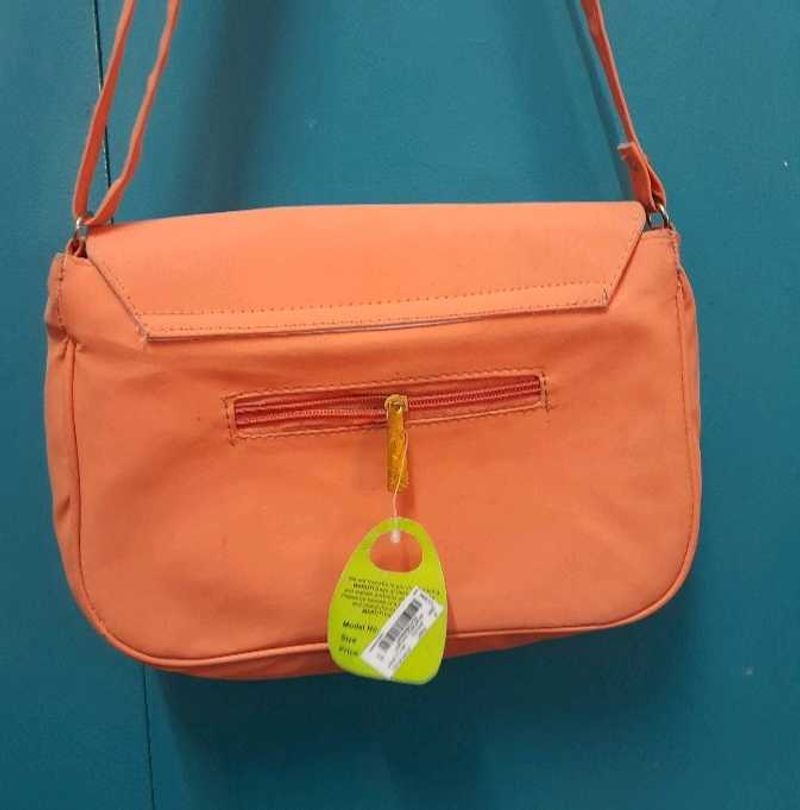 Orange Crossbody Sling Bag