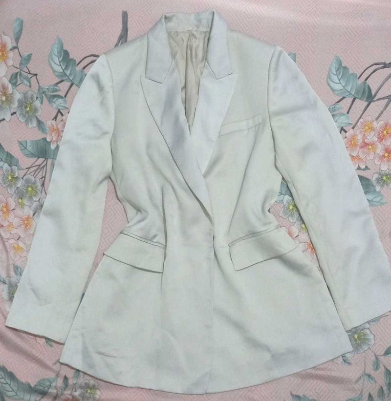 white blazer