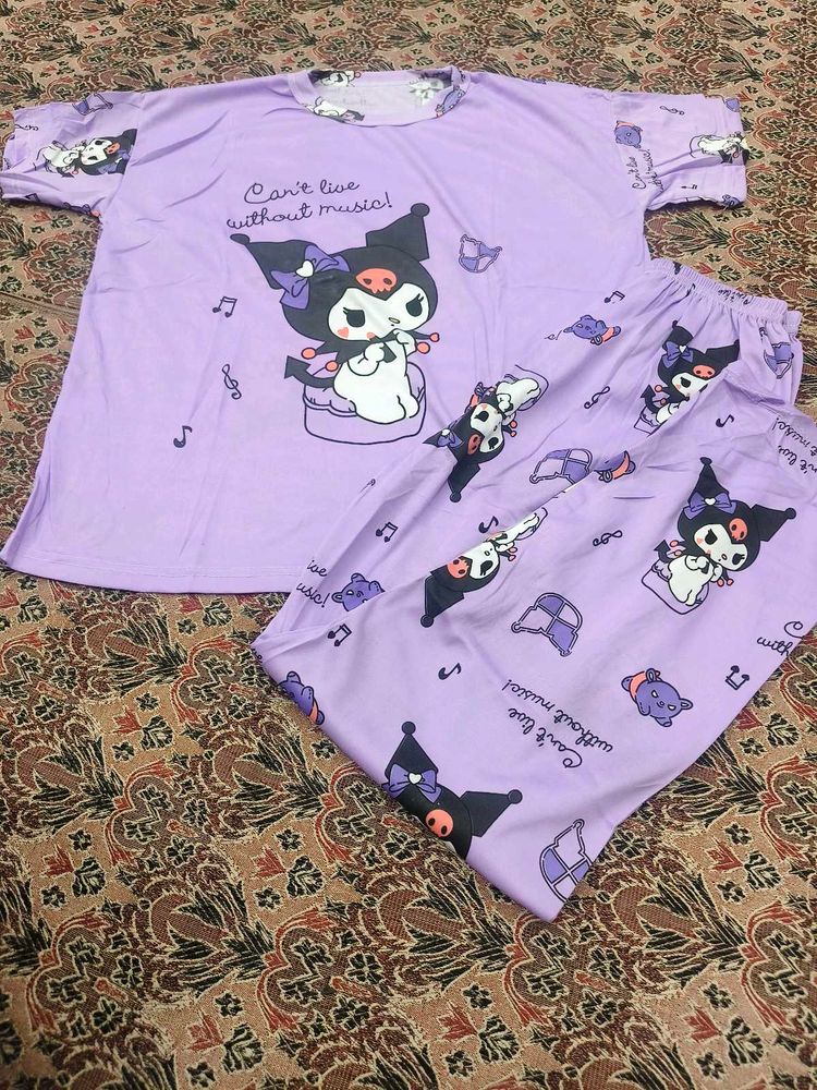 Cute Kuromi Pajama Set
