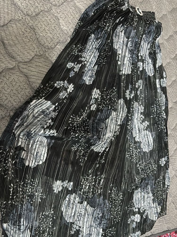Bohemian Floral Print Skirt