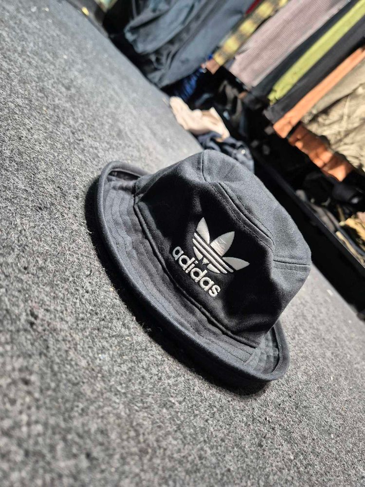 Authentic Adidas Original Trefoil Black Bucket Hat