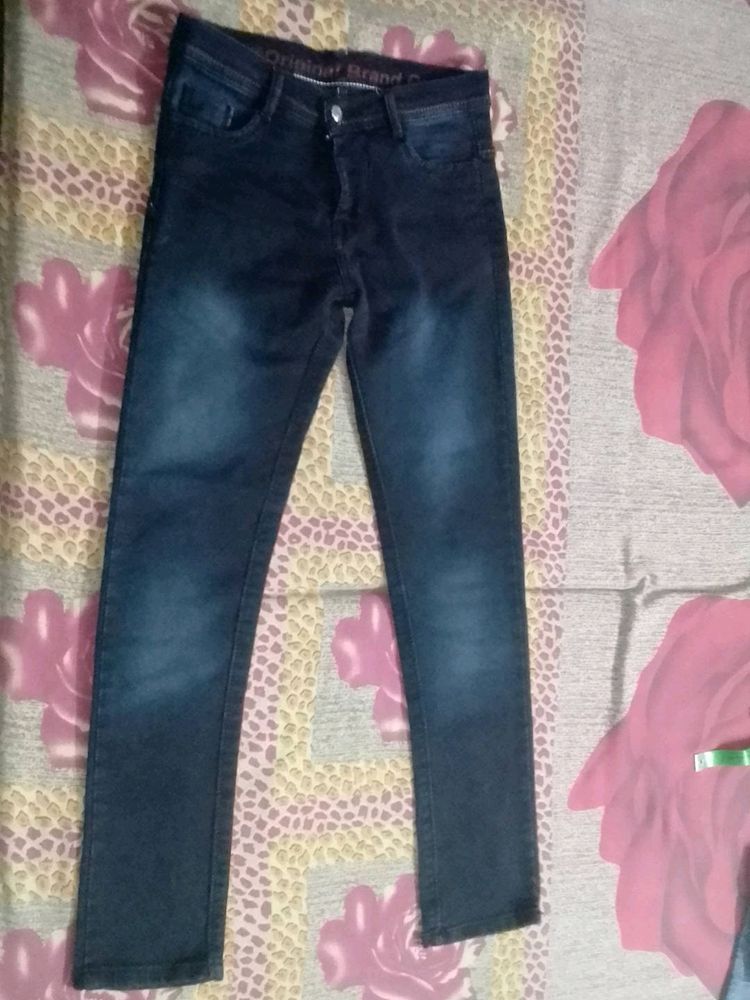 Gas Narrow Jeans Black | New Condition | Waist-75 Cm | Length-90cm
