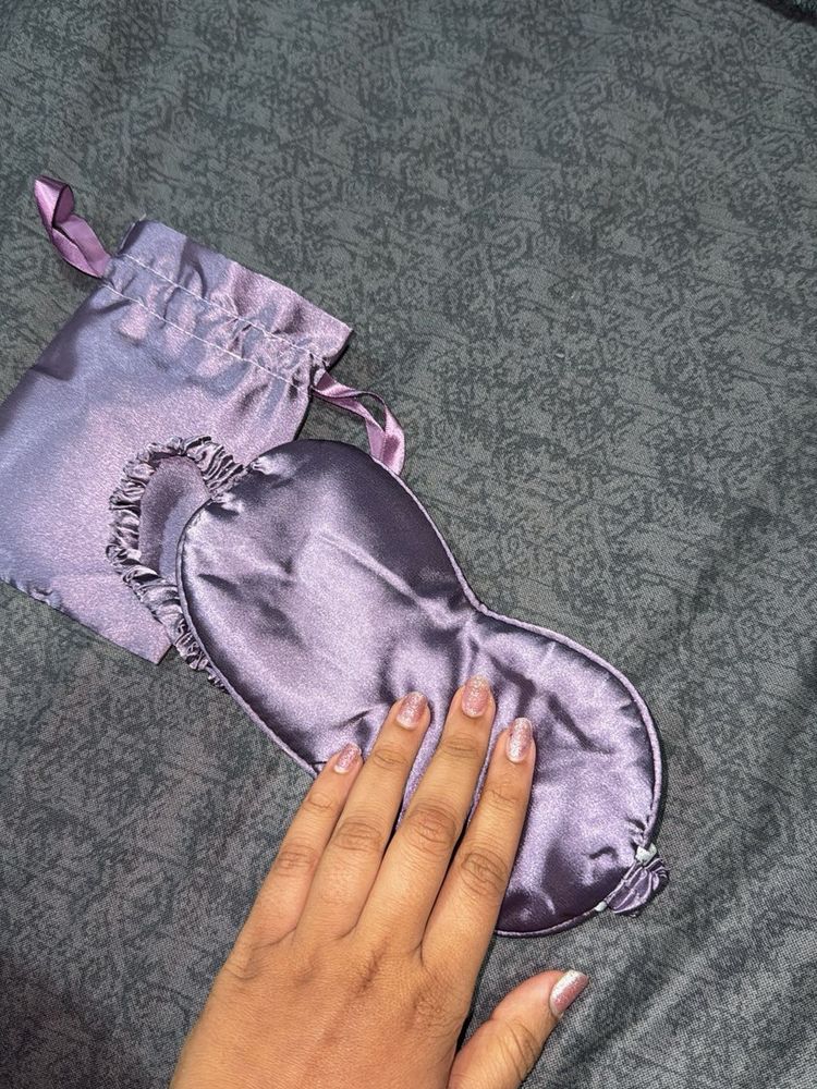 Silk Sleep Mask &amp; Pouch