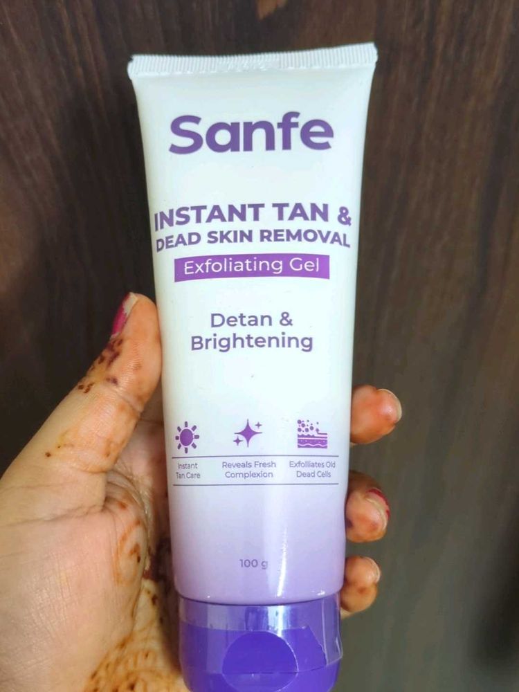 Sanfe Instant Tan &amp; Dead Skin Removal Gel