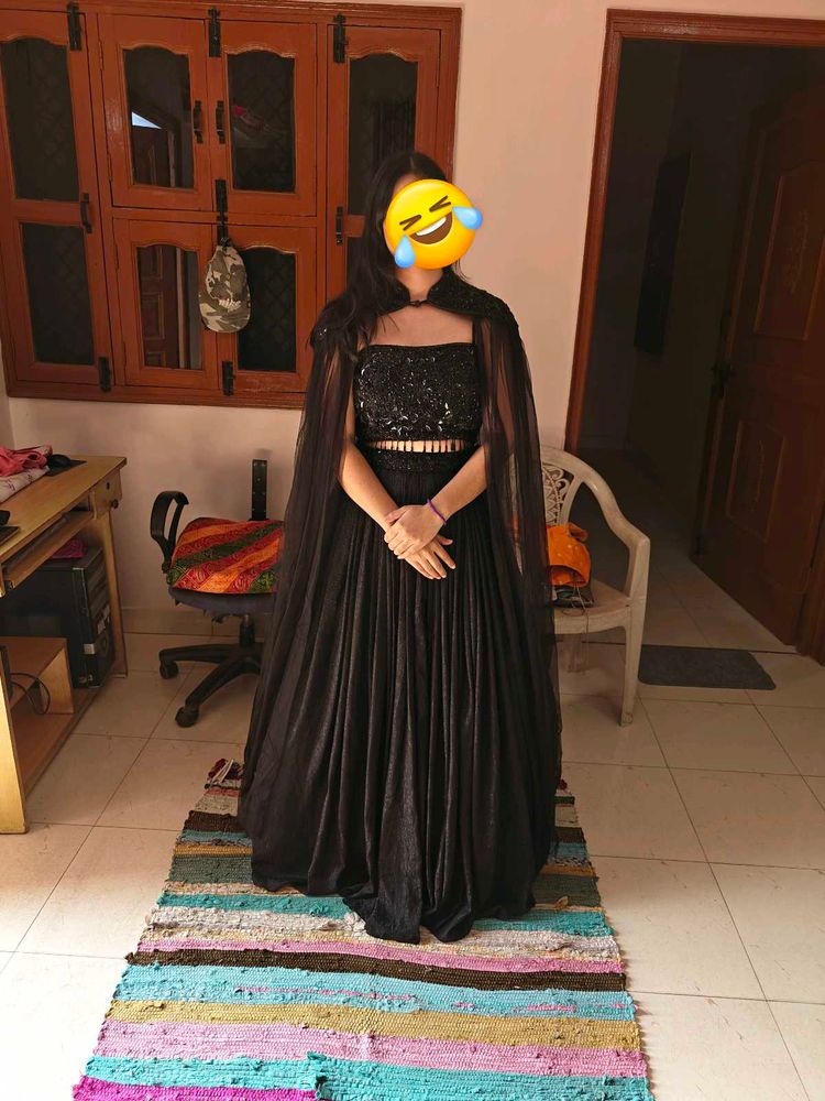 Stunning🔥Black Lehenga 😍✨