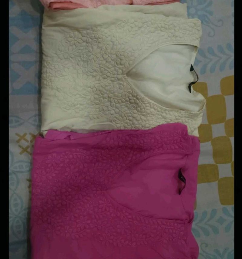 Beautiful Chikankari Kurti combo