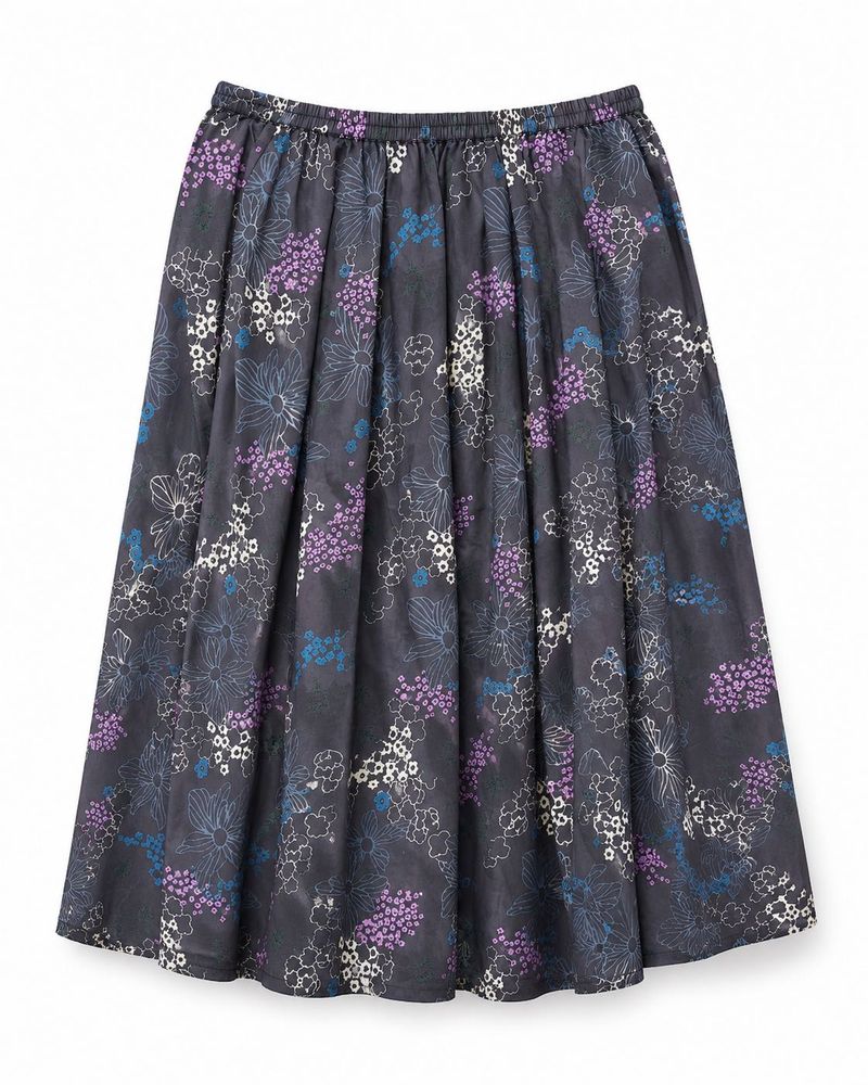 Floral Midi Skirt