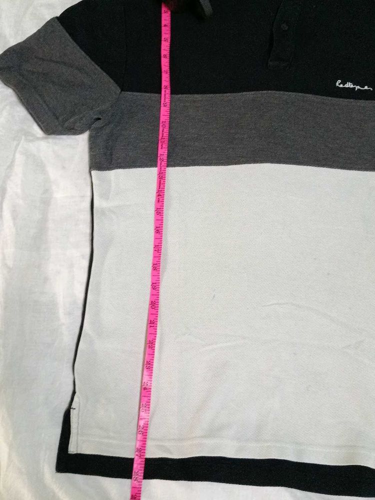 Color Block Polo T-Shirt