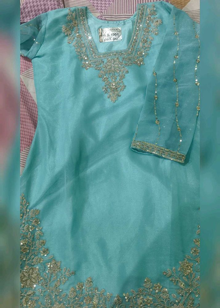 Pretty Handwork PARTY WEAR PLAZO DRESS