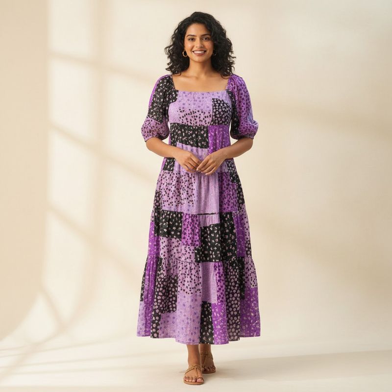 vintage midi length dress