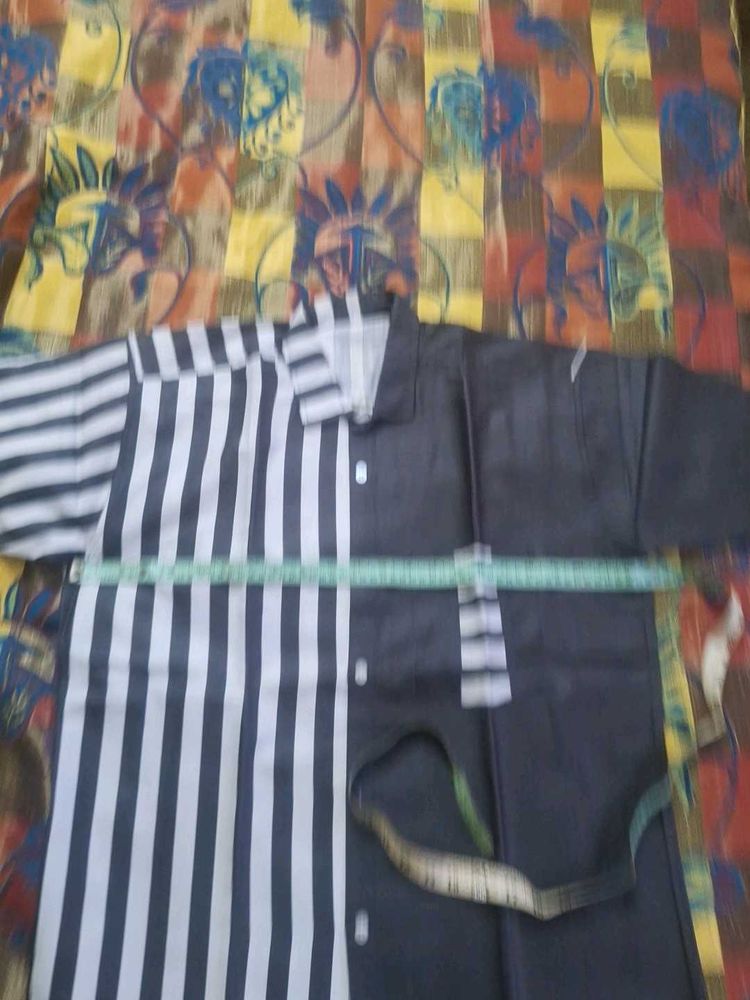 Unique Color Block Shirt
