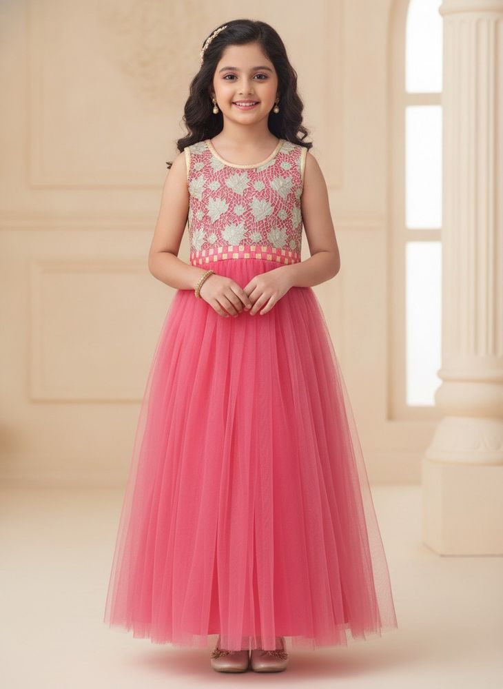 Girls' Pink Party Dress