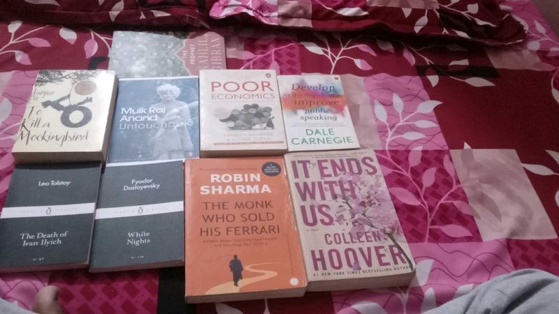 any 3 books except untouchable and harpee lee