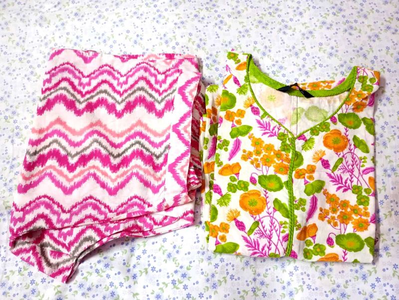 Stylish Printed Kurta Set