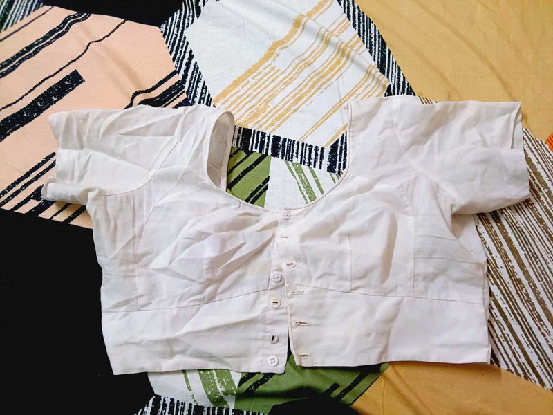 Classic White Cotton Blouse