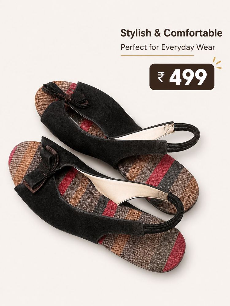 Stylish Black Slingback wages