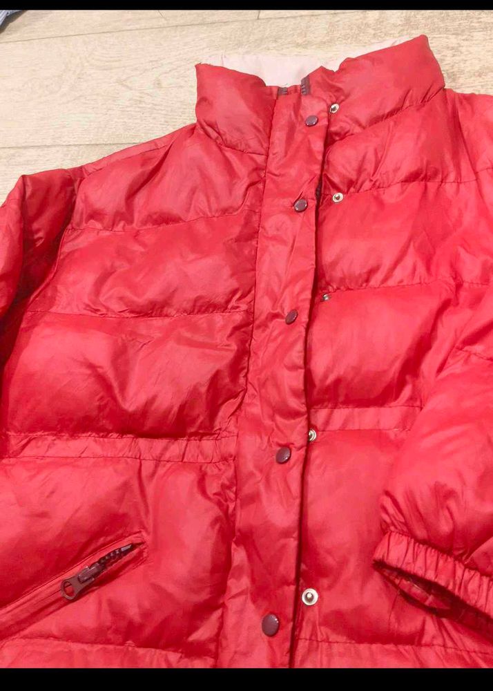 Red Puffer Jacket