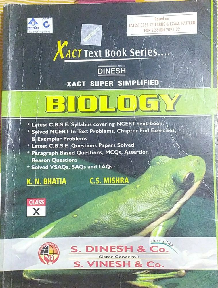 Dinesh Xact Super Simplified Biology For Class10