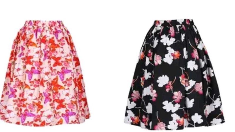 Chic Printed Skirts (Set of 2)
