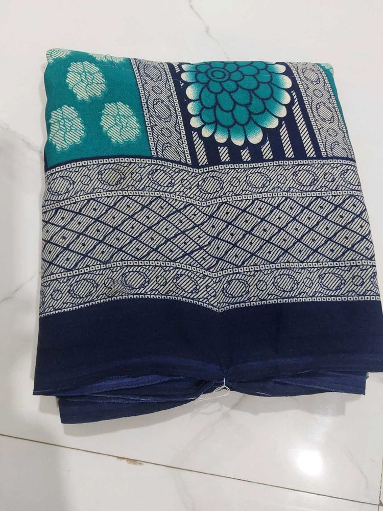 Floral Print Saree