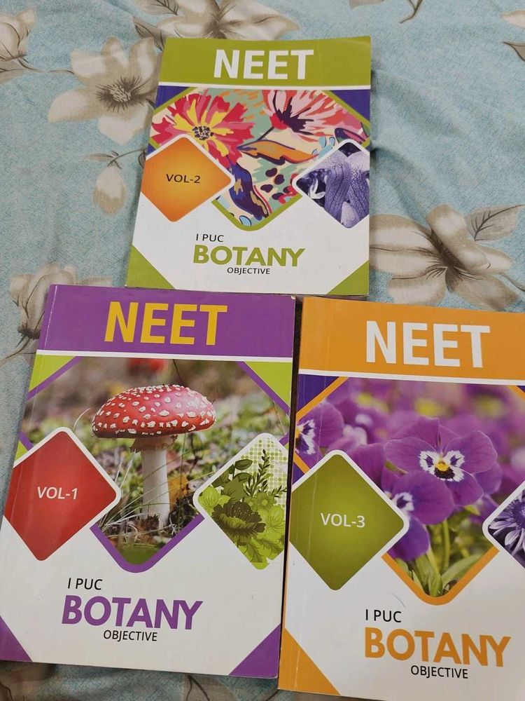 NEET Botany Objective Books (Vol 1-3)