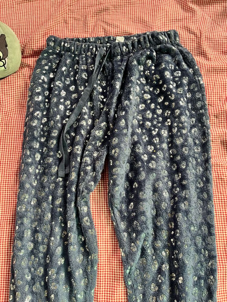Silver cheetah print lower